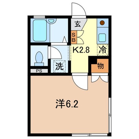 ハイツ富士海の物件間取画像